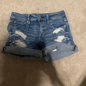 denim shorts
